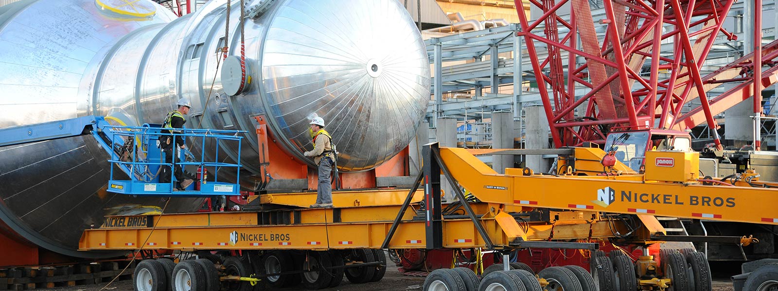 Heavy Lift and Installation by Nickel Bros Industrial
