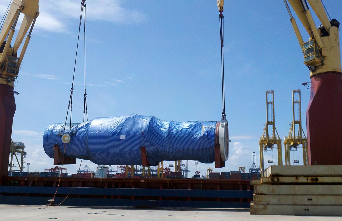 Heavy Barge Transport by Nickel Bros Industrial