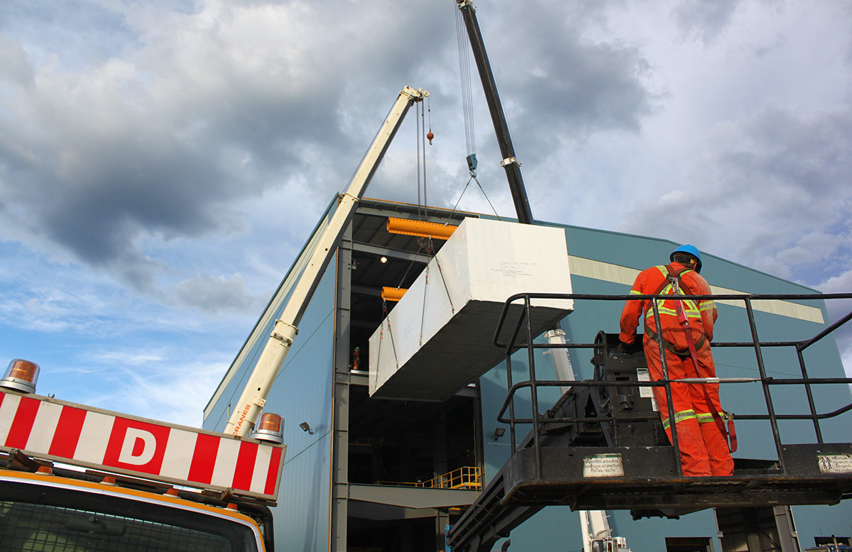 Heavy Lift and Installation by Nickel Bros Industrial